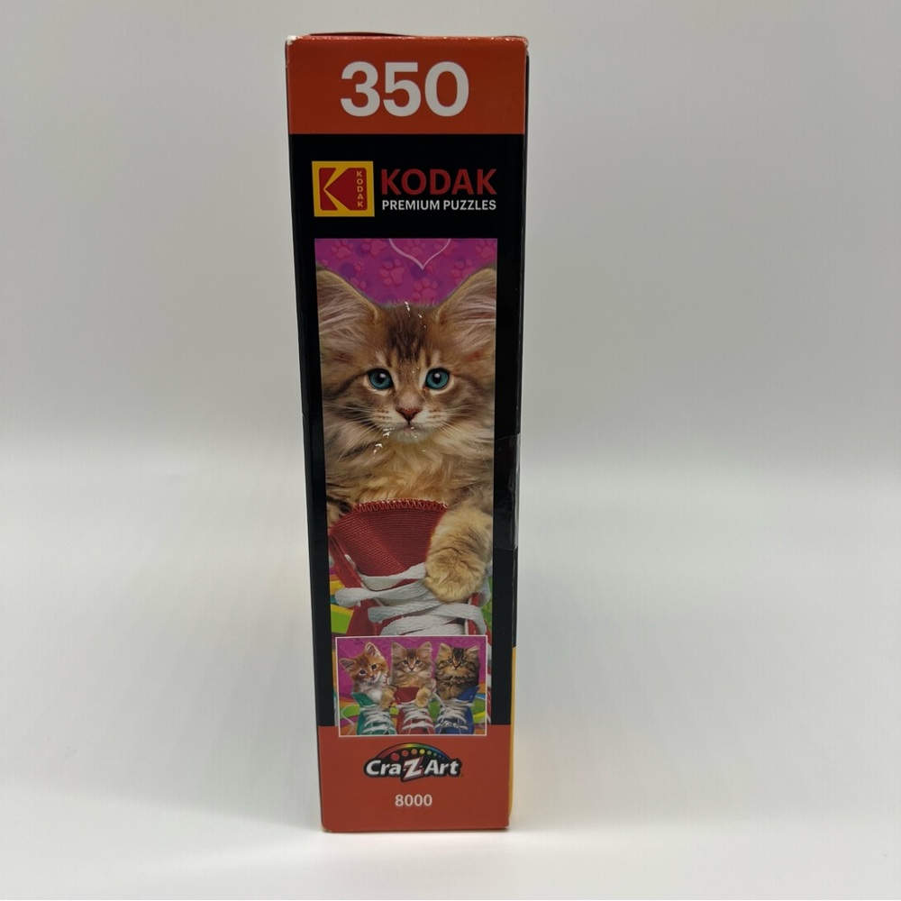 Kodak Made In The Usa Kitty Shoes Kitten Puzzle Jigsaw 350 Piece Sneaky Kats‎ - Picture 6 of 6